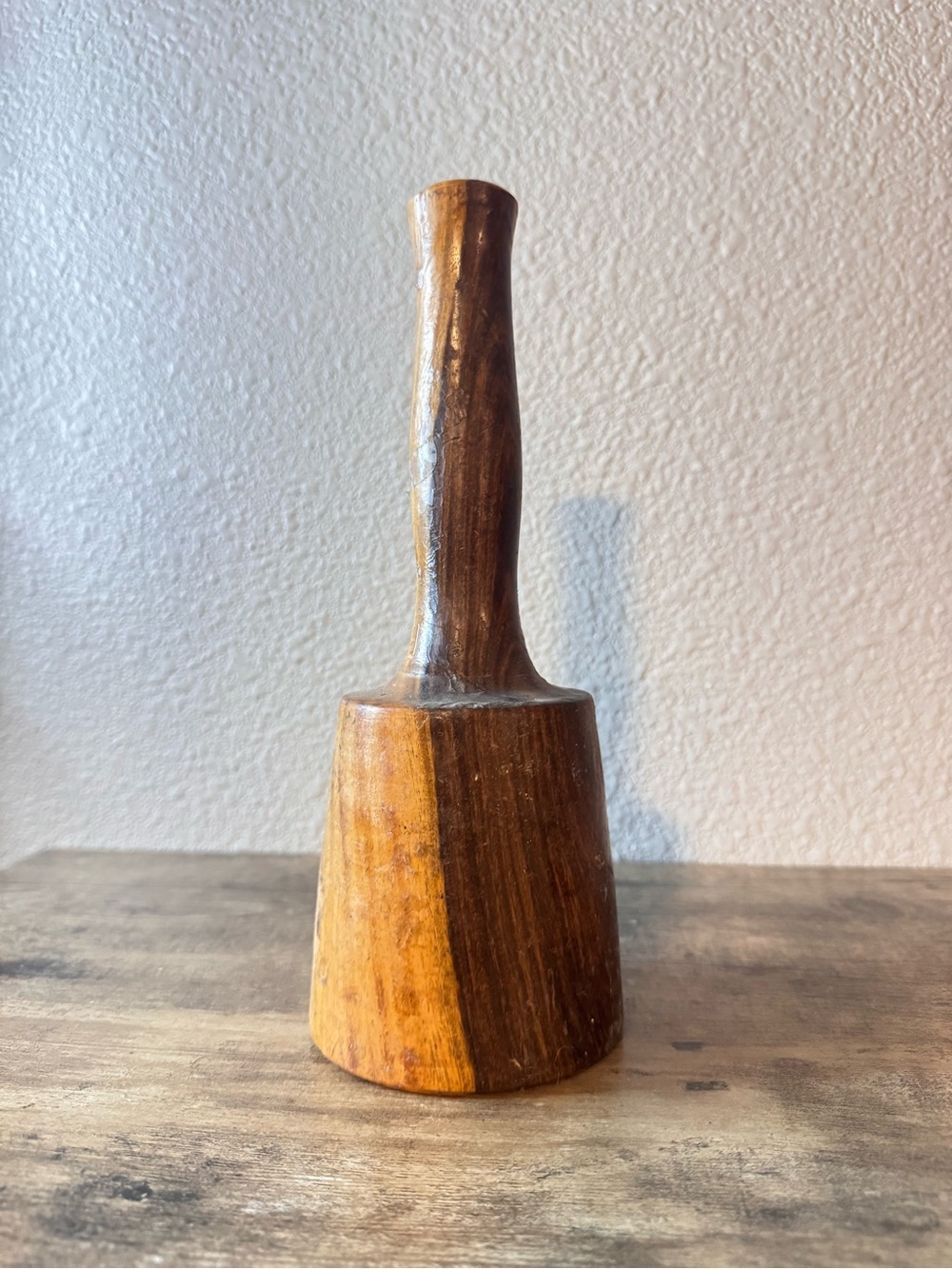 Vintage Turned Wooden Butter Paddle / Butter Print Mold - Picture 3 of 12